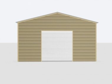 Keen's Buildings, 20x30x10 Metal Garage, KBG-1G203010-1D1W