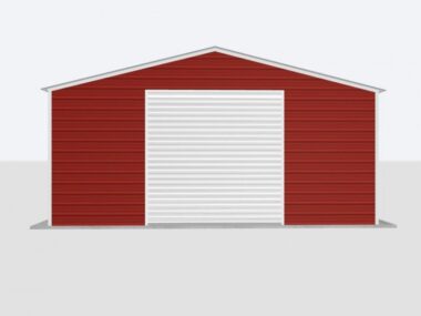 Keen's Buildings, 24x30x10 Metal Garage, KBG-1G243010-1D1W