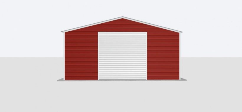 Keen'S Buildings, 24X30X10 Metal Garage, Kbg-1G243010-1D1W