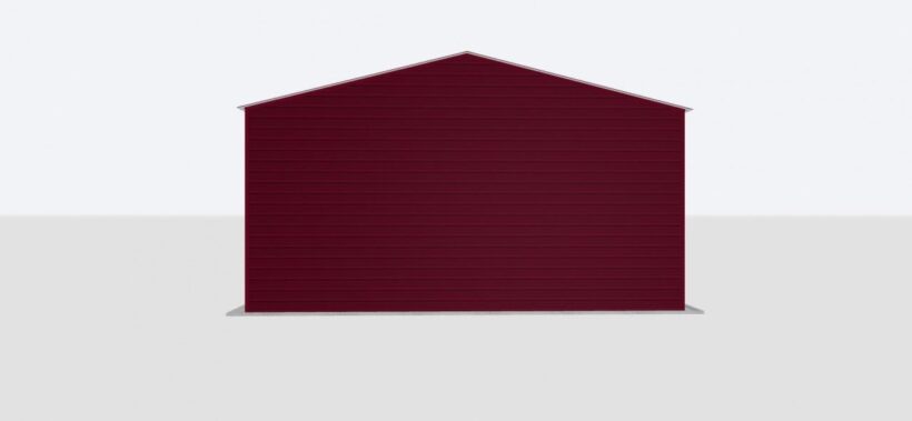 Keen'S Buildings, 30X71X14 Metal Garage / Workshop Installed, Kbg-5G307114-2D0W