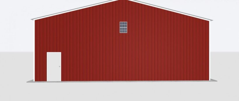 Keen'S Buildings, 40X80X14 Metal Garage/ Workshop Installed, Kbg-4G408014-1D2W