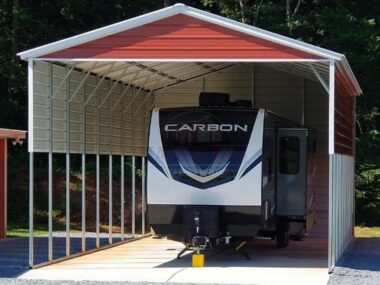 Keen's Buildings, 18X40 Carport / RV Carport, KBC-184012-AF2G2P251E10