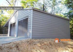 30x40x12 Metal Garage / Workshop Installed