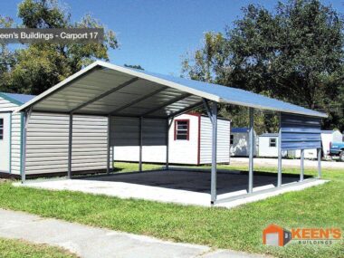 Keen's Buildings, 20X20 Carport, KBC-202006-AF2HP25