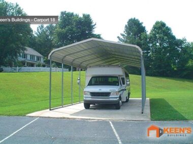 Keen's Buildings, 18x25 Carport / RV Carport, KBC-182509-RR00