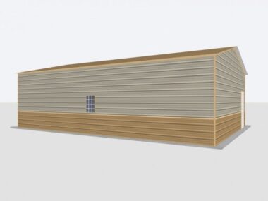 Keen's Buildings, 24x35x10 Metal Garage, KBG-1G243510-1D1W