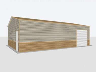 Keen's Buildings, 24x35x10 Metal Garage, KBG-1G243510-1D1W