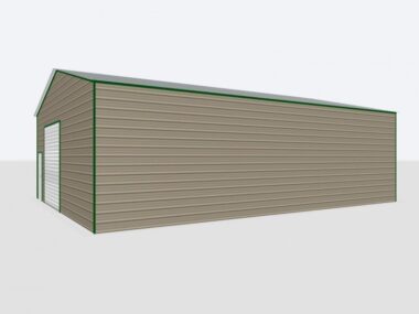 Keen's Buildings, 30X40X12 Metal Garage/ Workshop Installed, KBG-1G304012-1D0W