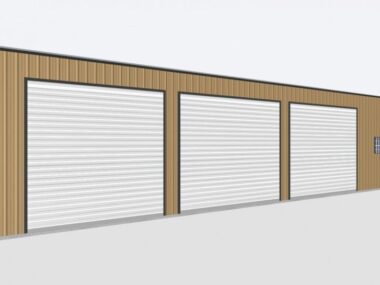 Keen's Buildings, 40x60x14 Metal Garage/ Workshop Installed, KBG-3G406014-1D1W