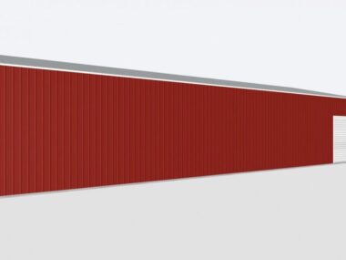 Keen's Buildings, 40x80x14 Metal Garage/ Workshop Installed, KBG-4G408014-1D2W