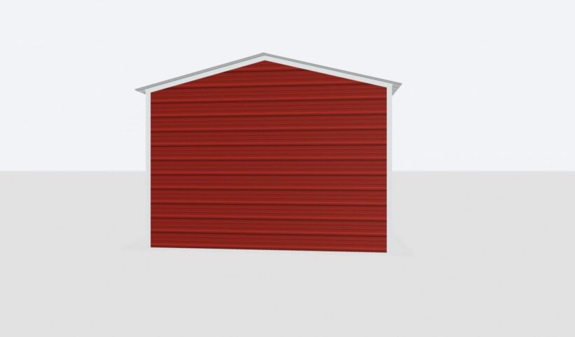 Keen'S Buildings, 12X20X8 Metal Garage, Kbg-1G122008-1D1W