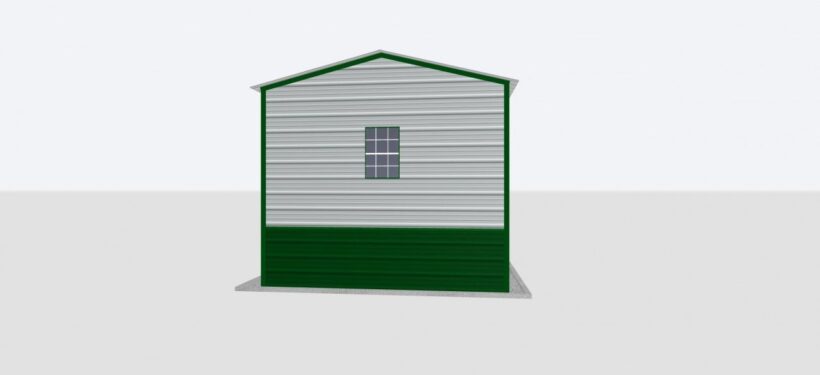 Keen'S Buildings, 12X25X10 Metal Garage, Kbg-1G122510-1D1W