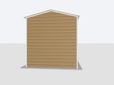 Keen's Buildings, 12x25x12 Metal Garage, KBG-1G122512-1D1W