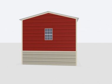 Keen's Buildings, 12x30x10 Metal Garage, KBG-1G123010-1D1W