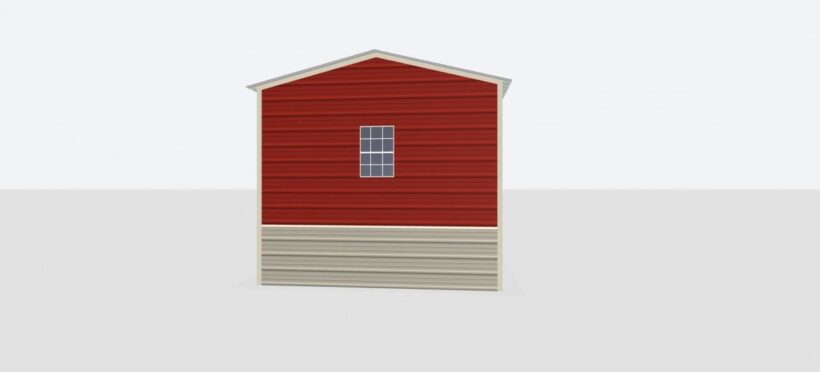 Keen'S Buildings, 12X30X10 Metal Garage, Kbg-1G123010-1D1W