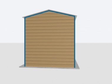 Keen's Buildings, 12x30x12 Metal Garage, KBG-1G123012-1D1W