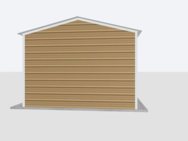 Keen's Buildings, 12x30x8 Metal Garage, KBG-1G123008-1D1W
