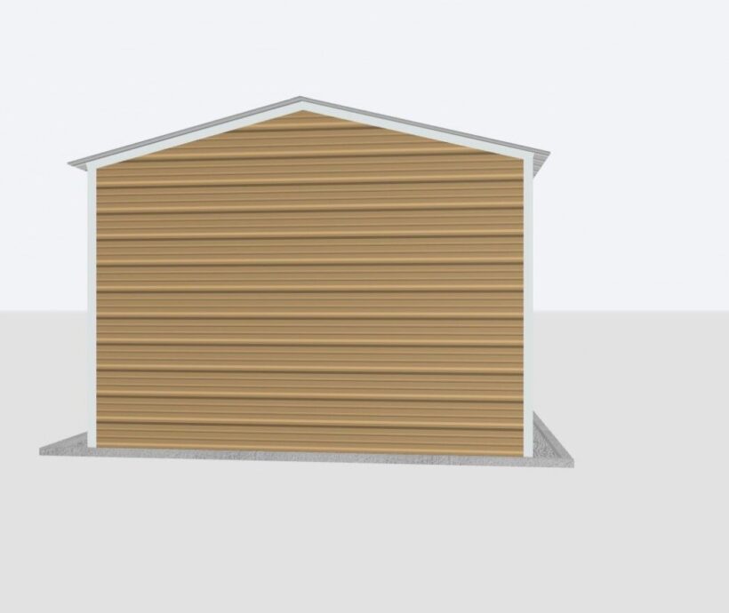 Keen'S Buildings, 12X30X8 Metal Garage, Kbg-1G123008-1D1W