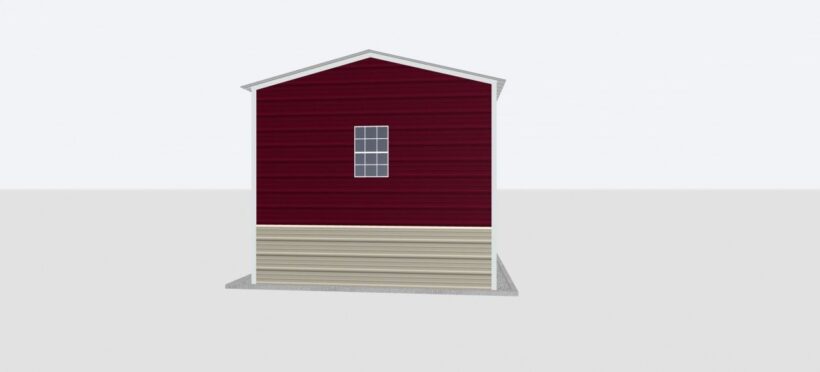 Keen'S Buildings, 12X35X10 Metal Garage, Kbg-1G123510-1D1W