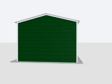 Keen's Buildings, 12x35x8 Metal Garage, KBG-1G123508-1D1W