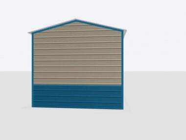 Keen's Buildings, 12x40x10 Metal Garage, KBG-1G124010-1D1W