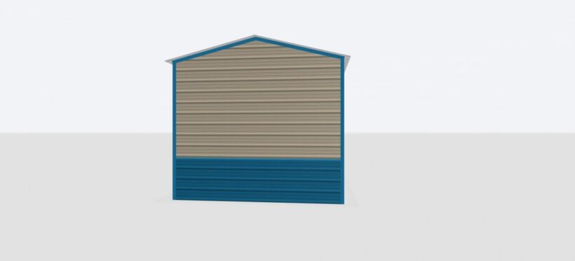 Keen'S Buildings, 12X40X10 Metal Garage, Kbg-1G124010-1D1W