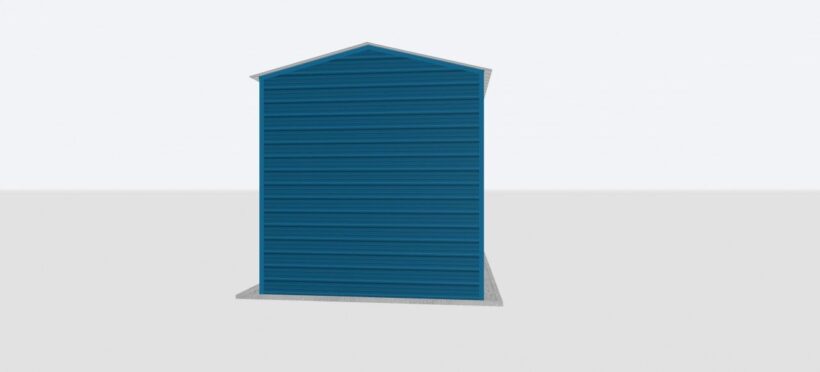 Keen'S Buildings, 12X40X12 Metal Garage, Kbg-1G124012-1D1W
