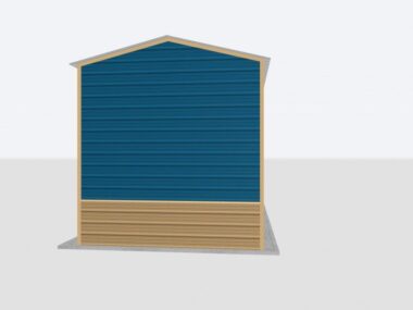 Keen's Buildings, 12x45x12 Metal Garage, KBG-1G124512-1D1W