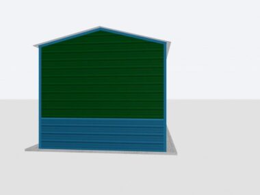 Keen's Buildings, 12x50x10 Metal Garage, KBG-1G125010-1D1W