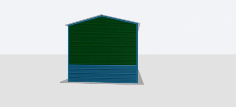 Keen'S Buildings, 12X50X10 Metal Garage, Kbg-1G125010-1D1W