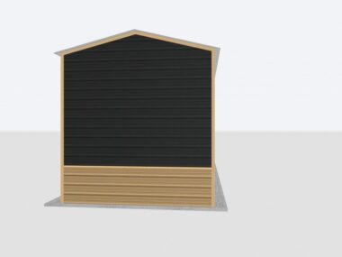Keen's Buildings, 12x50x12 Metal Garage, KBG-1G125012-1D1W