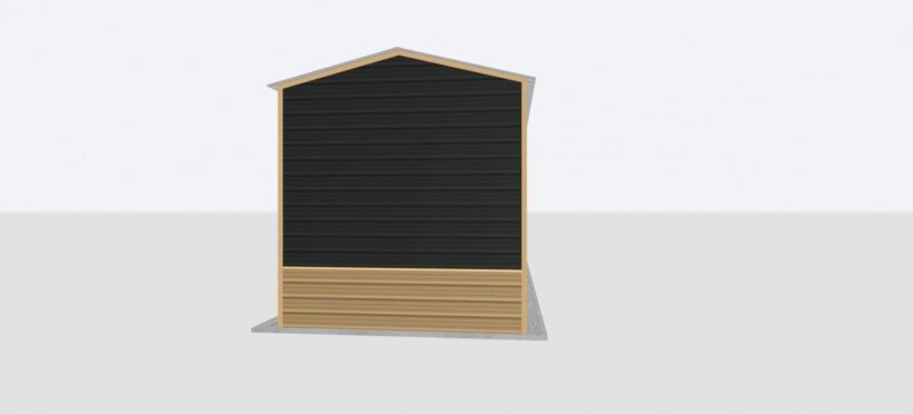 Keen'S Buildings, 12X50X12 Metal Garage, Kbg-1G125012-1D1W