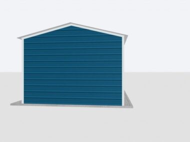 Keen's Buildings, 12x50x8 Metal Garage, KBG-1G125008-1D1W