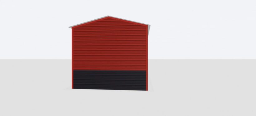 Keen'S Buildings, 12X55X10 Metal Garage, Kbg-1G125510-1D1W