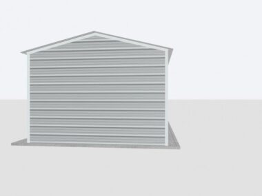 Keen's Buildings, 12x55x8 Metal Garage, KBG-1G125508-1D1W