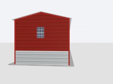 Keen's Buildings, 12x60x10 Metal Garage, KBG-1G126010-1D1W