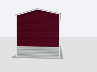 Keen's Buildings, 12x60x12 Metal Garage, KBG-1G126012-1D1W