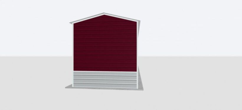 Keen'S Buildings, 12X60X12 Metal Garage, Kbg-1G126012-1D1W