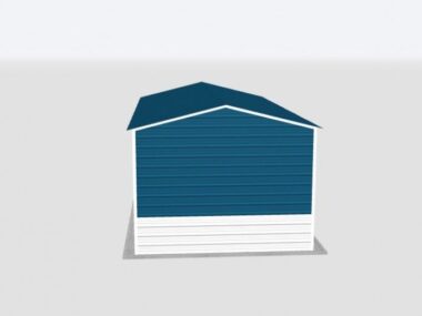Keen's Buildings, 14x30x10 Metal Garage, KBG-1G143010-1D1W