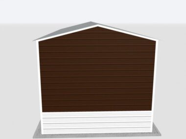 Keen's Buildings, 14x35x12 Metal Garage, KBG-1G143512-1D1W