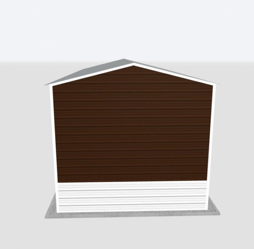Keen'S Buildings, 14X25X12 Metal Garage, Kbg-1G142512-1D1W