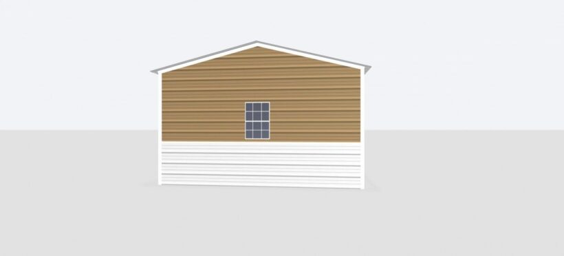 Keen'S Buildings, 14X30X8 Metal Garage, Kbg-1G143008-1D1W