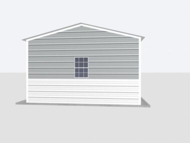 Keen's Buildings, 14x35x8 Metal Garage, KBG-1G143508-1D1W