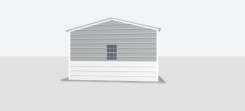 Keen'S Buildings, 14X35X8 Metal Garage, Kbg-1G143508-1D1W