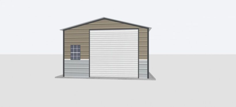 Keen'S Buildings, 14X40X8 Metal Garage, Kbg-1G144008-1D1W