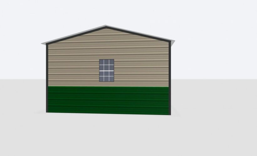 Keen'S Buildings, 14X45X8 Metal Garage, Kbg-1G144508-1D1W