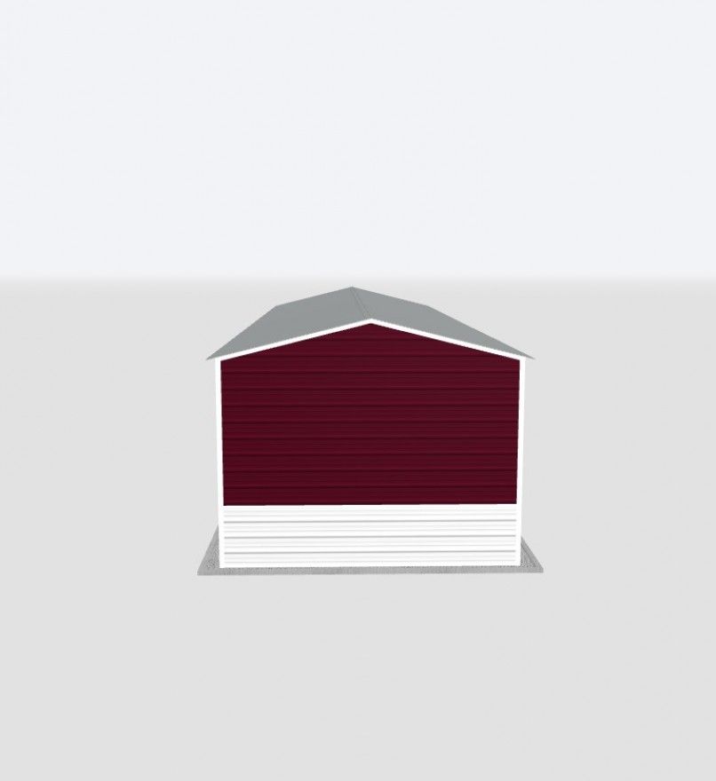14X50X10 Metal Garage 14X50X10 Metal Garage Keen'S Buildings, 14X50X10 Metal Garage, Kbg-1G145010-1D1W