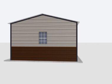 Keen's Buildings, 14x50x8 Metal Garage, KBG-1G145008-1D1W
