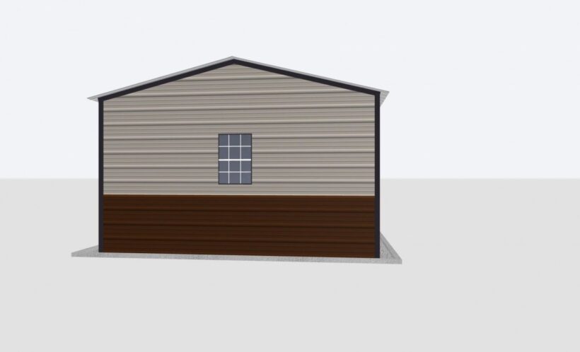 Keen'S Buildings, 14X50X8 Metal Garage, Kbg-1G145008-1D1W