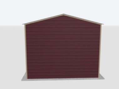 Keen's Buildings, 16x35x12 Metal Garage, KBG-1G163512-1D1W